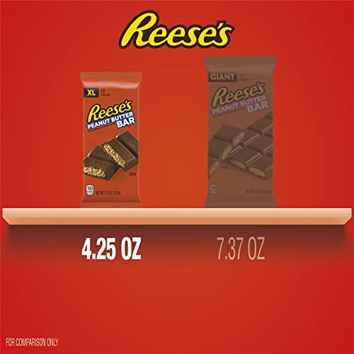 4.25 oz Milk Chocolate Peanut Butter Candy Bars, 12 Count P329