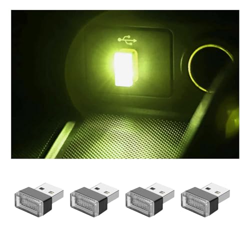 4 PCS USB LED Car Interior Atmosphere Lamp B1472