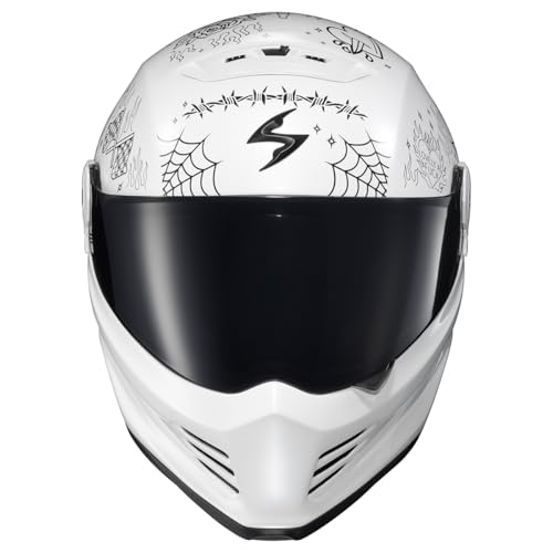 Matte Black Full Face Motorcycle Helmet DOT ECE 22.06 Approved Q345576