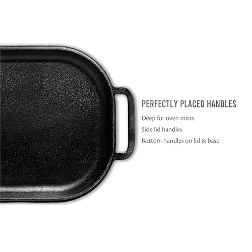 Cast Iron Bread Pan with Lid C4836