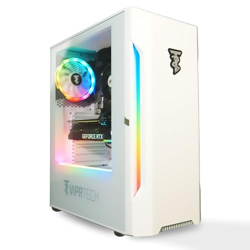 White Gaming PC Desktop Computer C176
