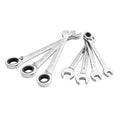 7 PC SAE Reversible Ratcheting Wrench Set W1444