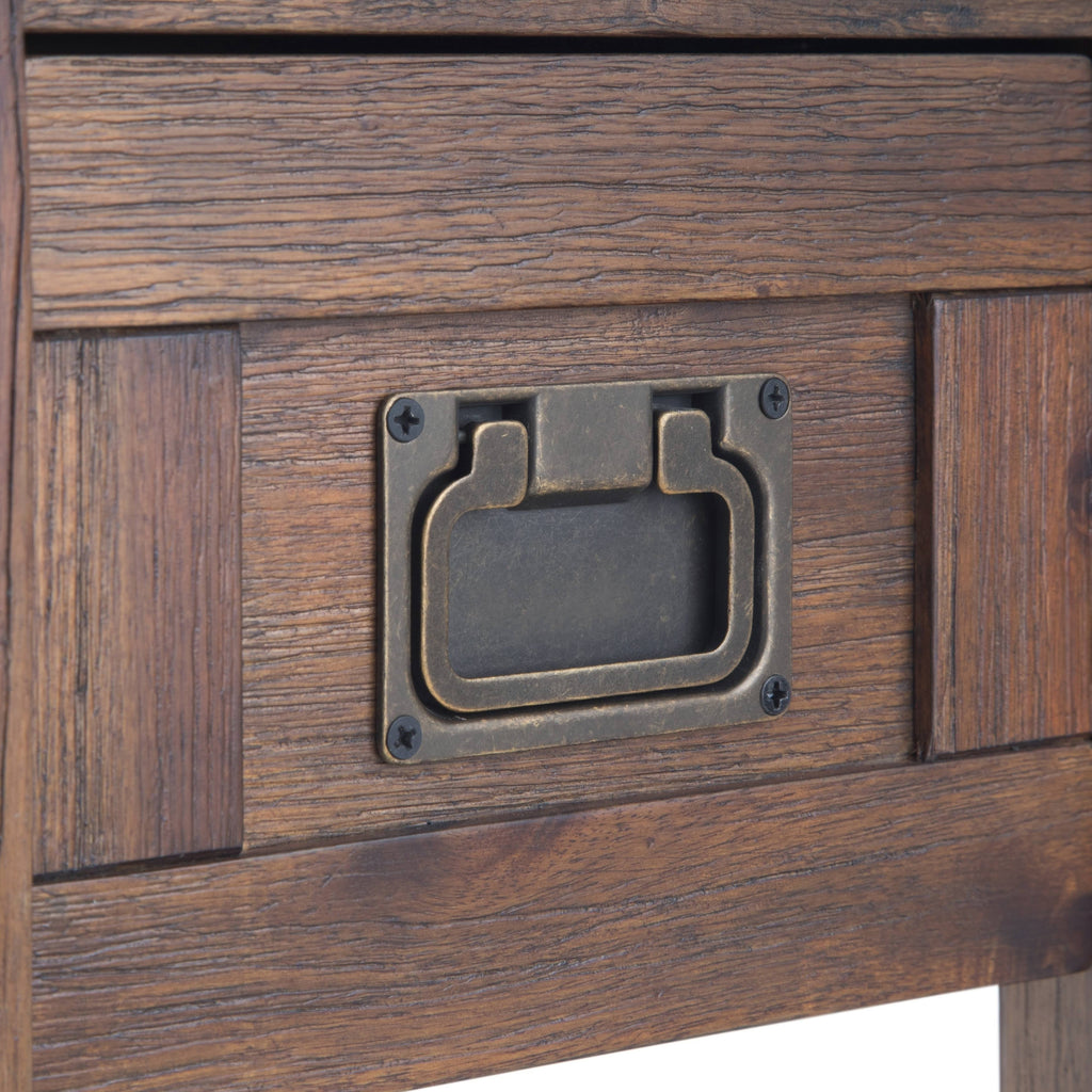 Solid Acacia Wood Narrow Side Table P6161