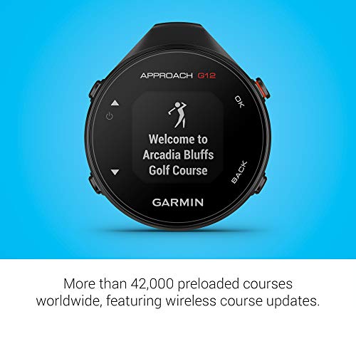 Clip-on Golf GPS Rangefinder with 42k+ Preloaded Courses M971375