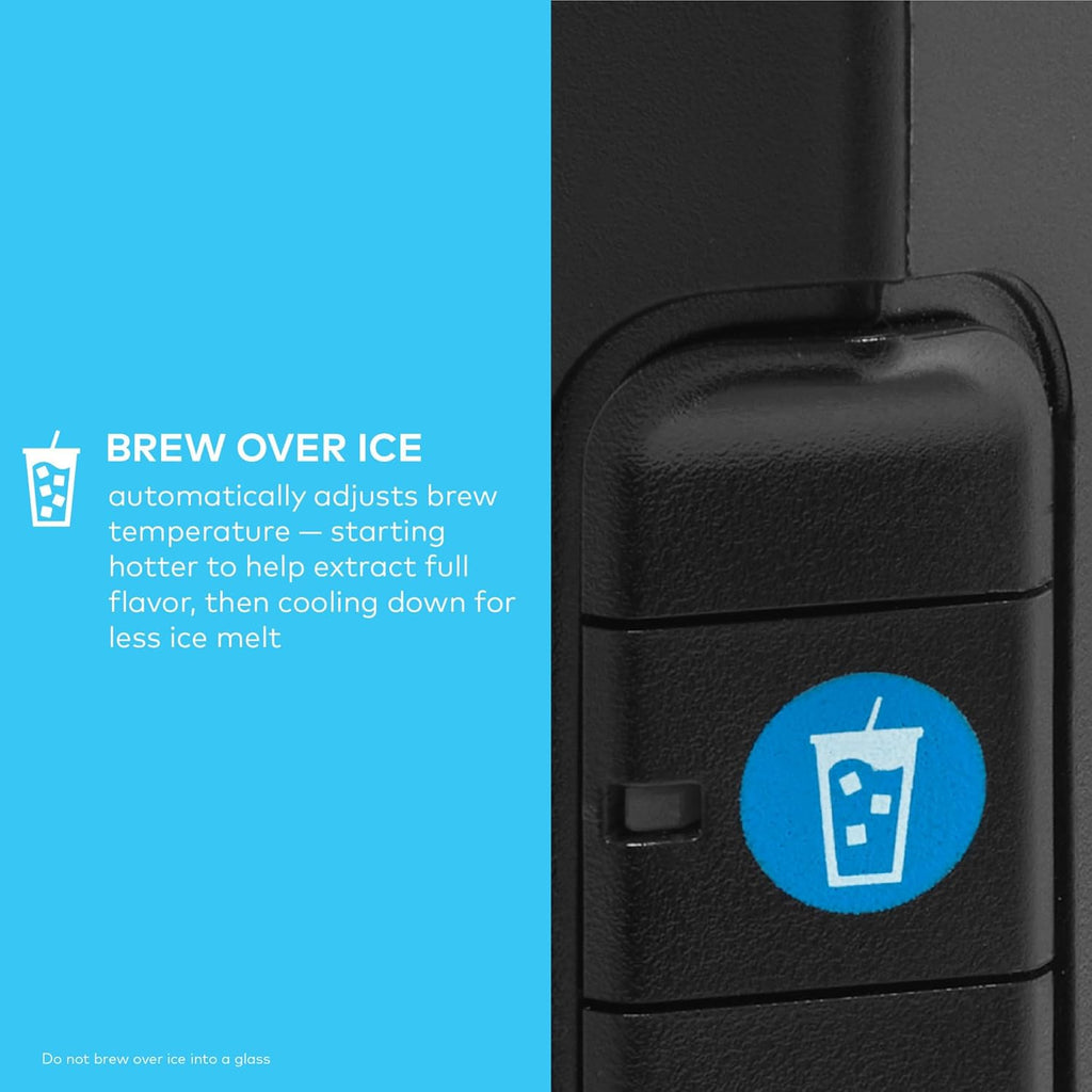 Black Single Serve Coffee Maker and Frother H178