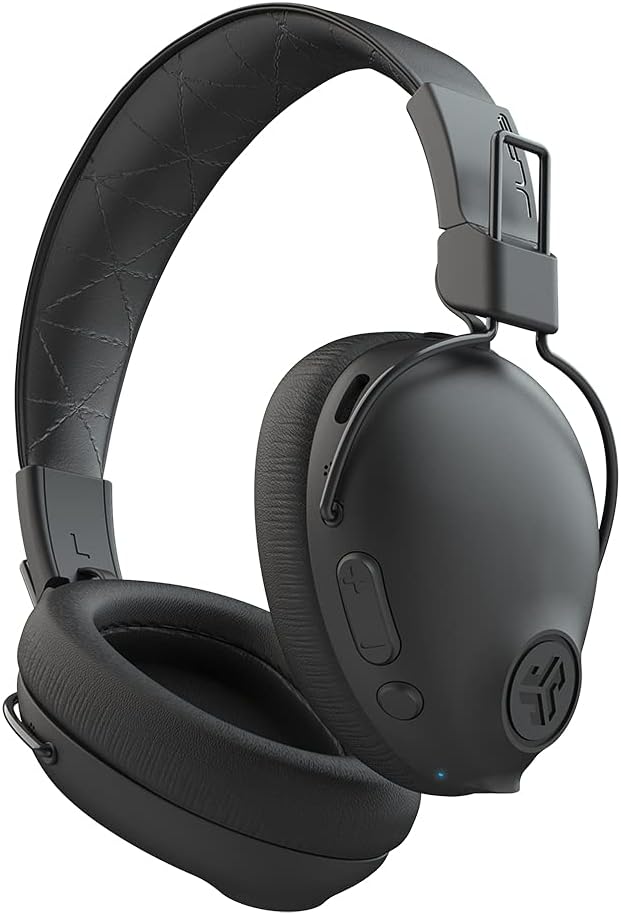 Black Bluetooth Wireless Over-Ear Headphones with Active Noise Cancellation A82665