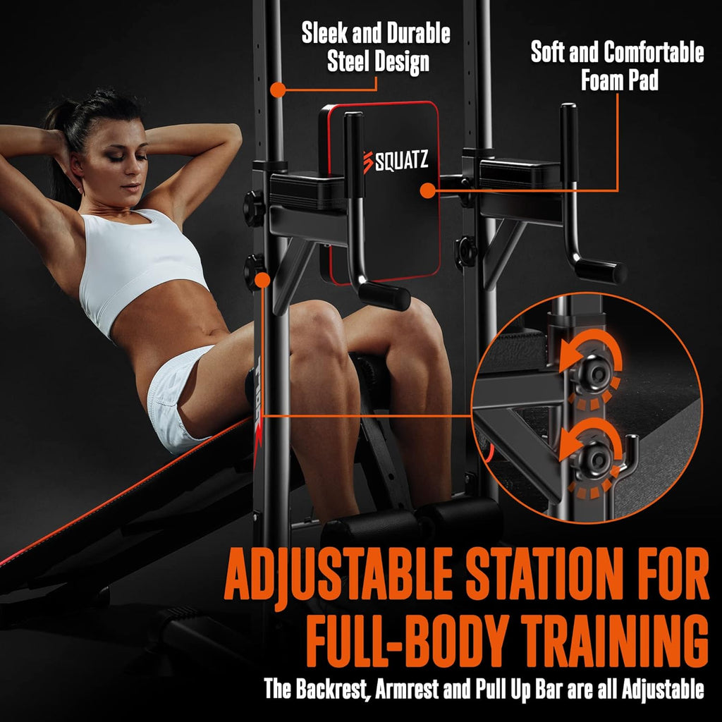 Multifunctional Pull-Up Workout Station with Steel Main Frame J9017