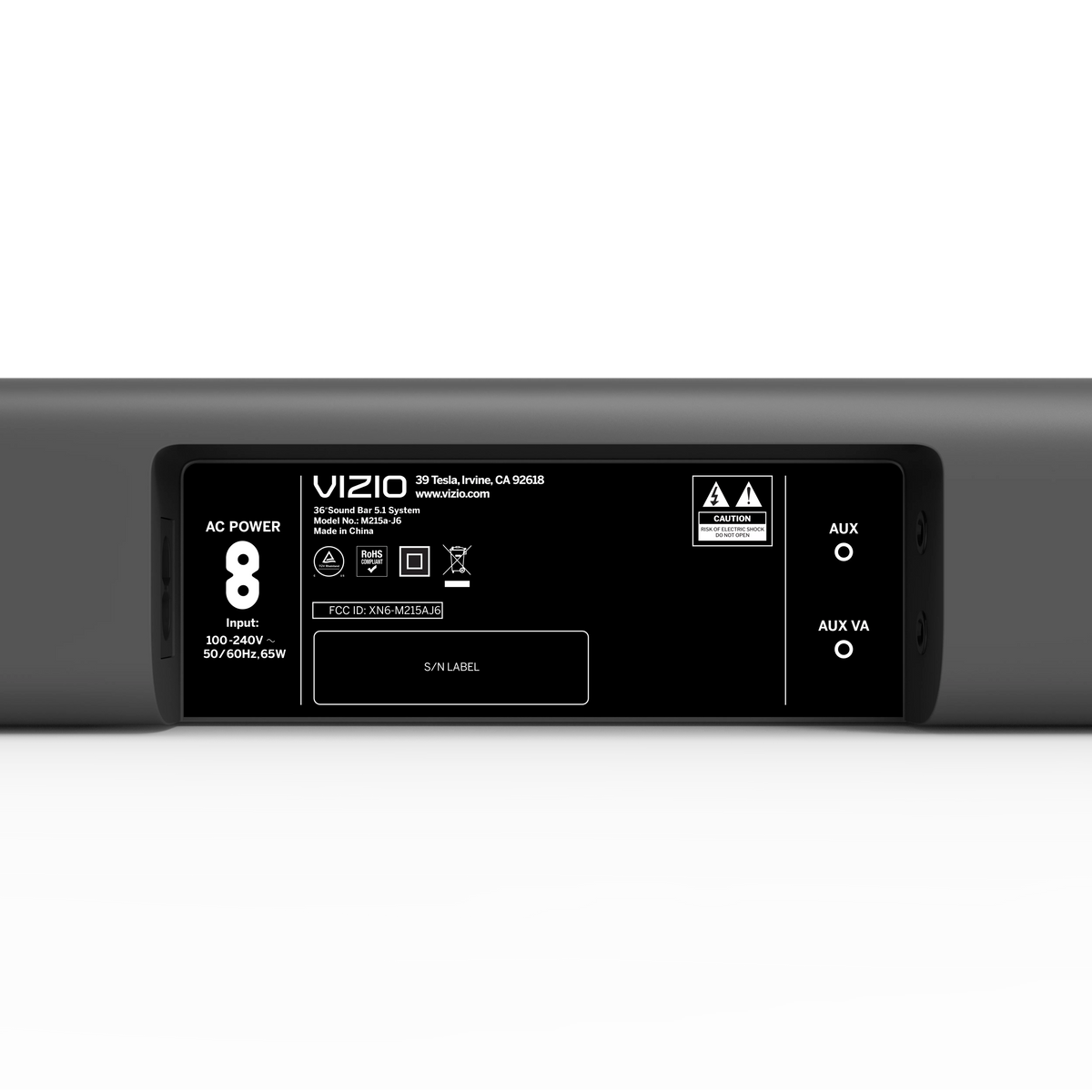2.1 Sound Bar with Wireless Subwoofer C453141