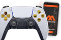 White Gold Custom Modded Controller for PS5 S761