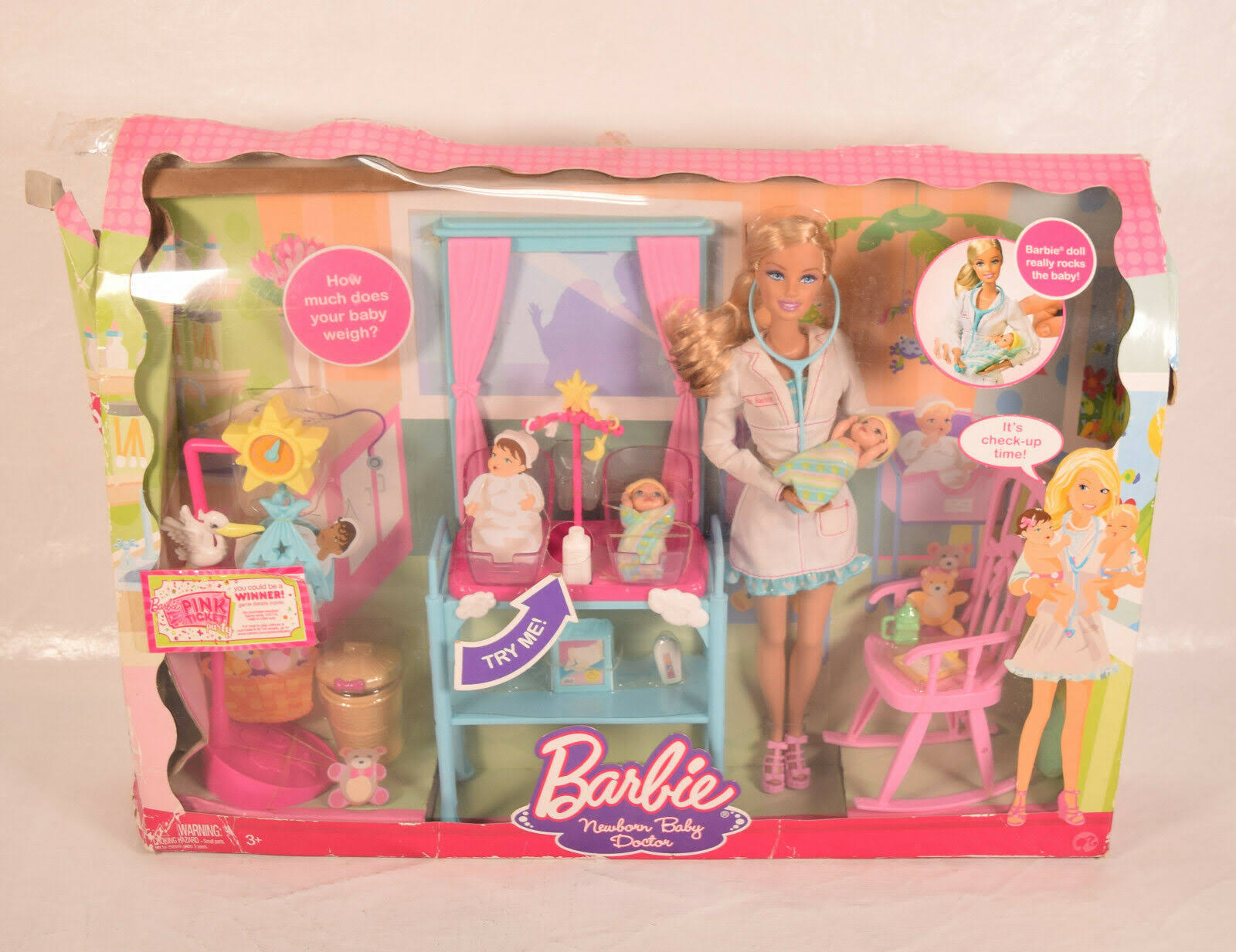 Barbie Newborn Baby Doctor Playset Z12725