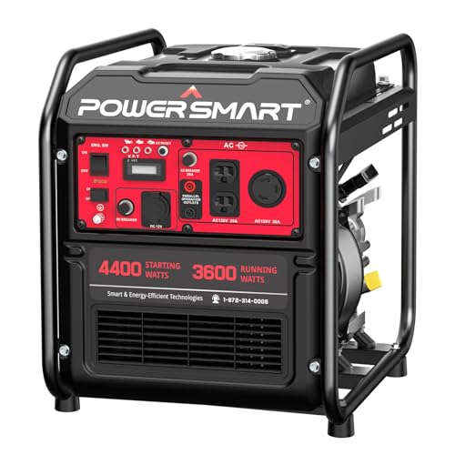 4400-Watt Portable Generator with Inverter Technology, Gas Powered L7881