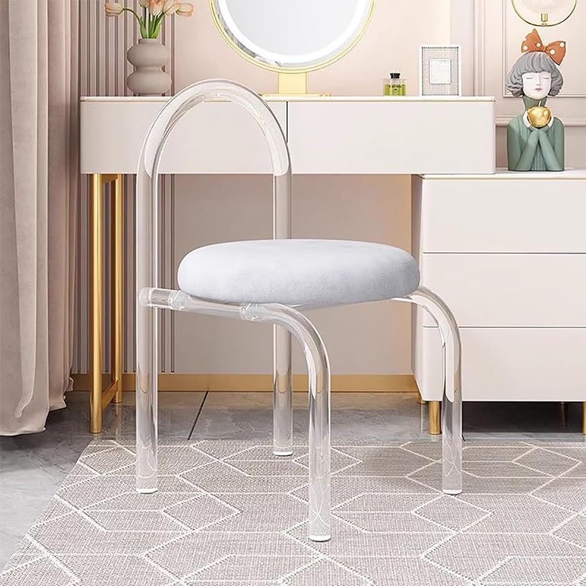 Grey Acrylic Dining Chair B949