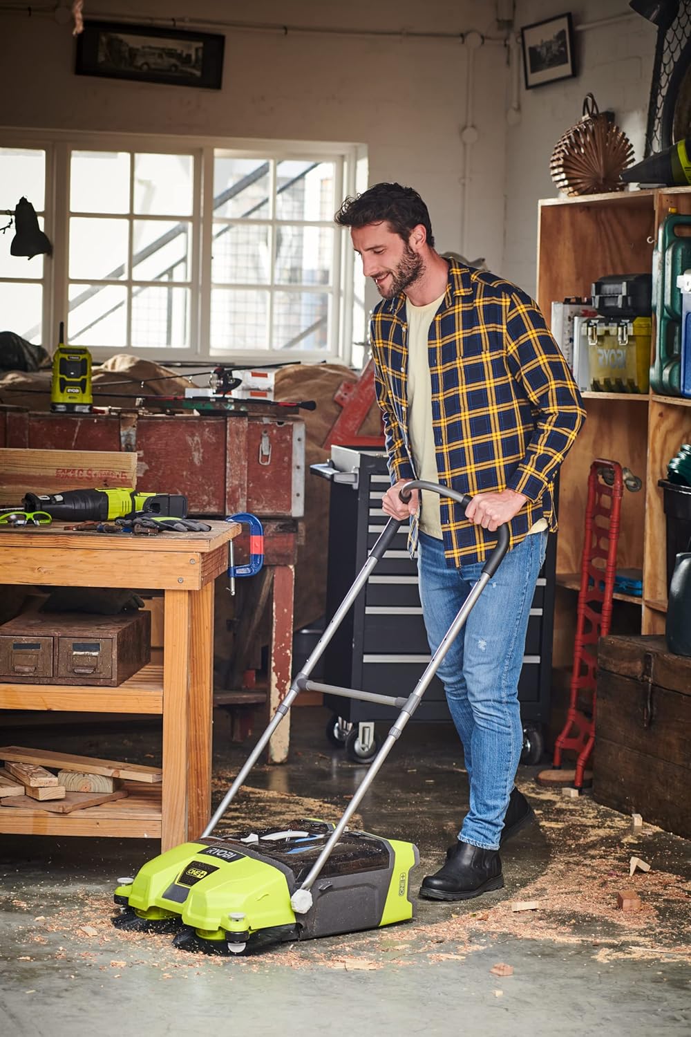 18V Cordless Debris Sweeper Y6986