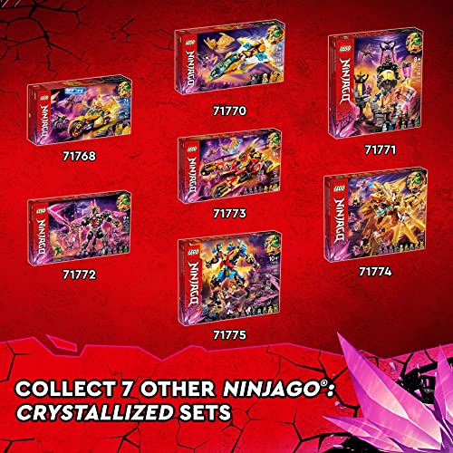 Cole’s Dragon Cruiser Car Toy with Golden Kai, Cole and Snake Warrior Minifigures N63307