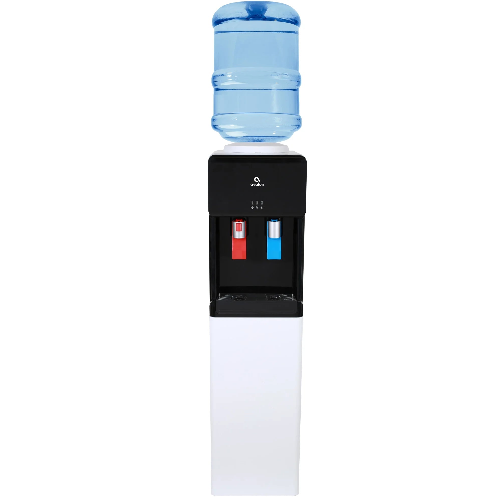 Black Top Loading Water Dispenser with Hot & Cold Water V90790