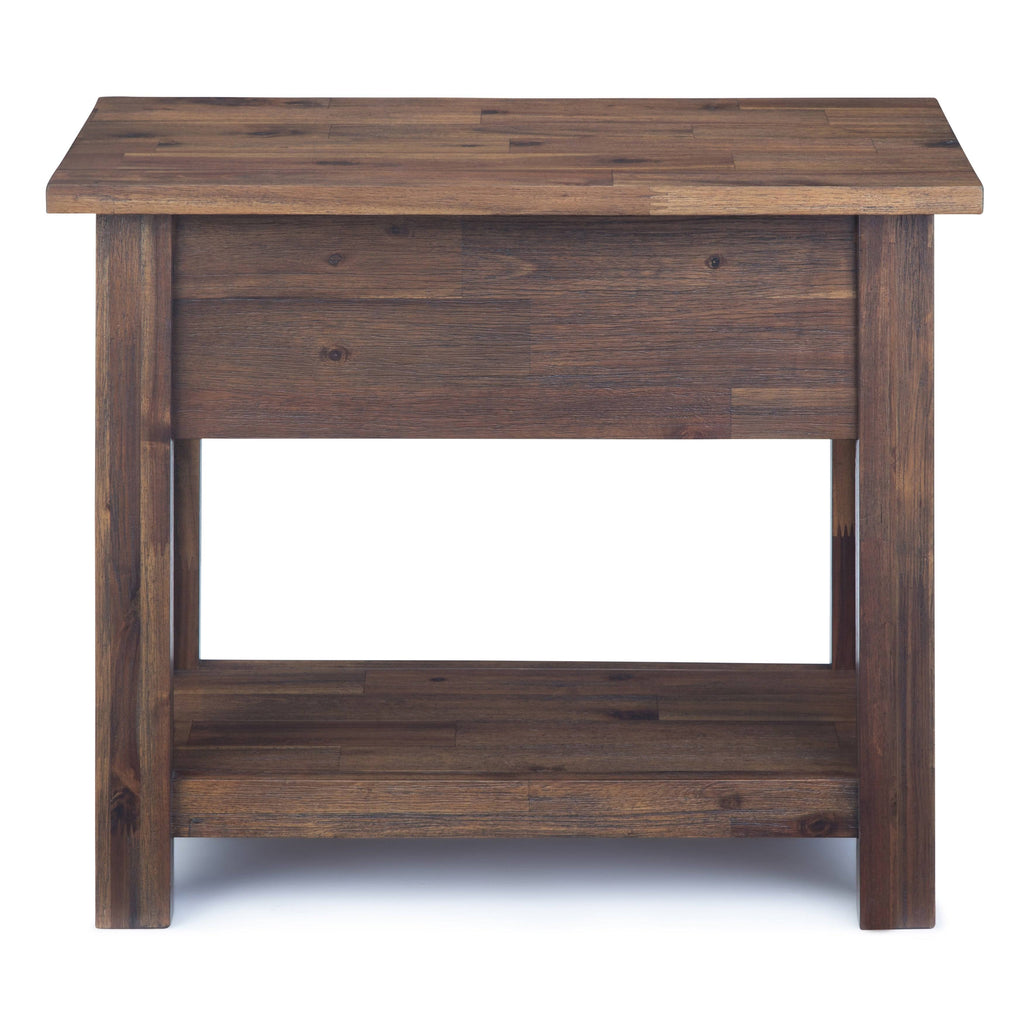 Solid Acacia Wood Narrow Side Table P6161