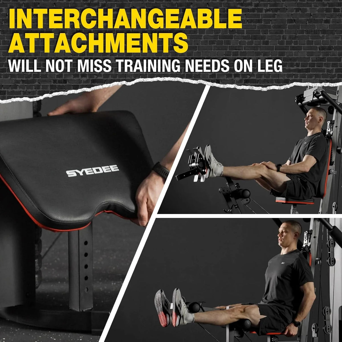 Home Gym Station with 150LBS Weight Stack U7327