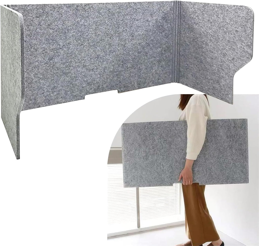 Acoustic Desk Divider 3 Panels L481536