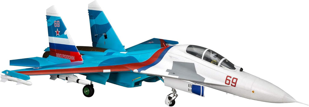 RC Airplane SU-30 Twin 70mm EDF BNF Basic 1100mm S92625