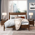 Queen Size Solid Wood Platform Bed A6684