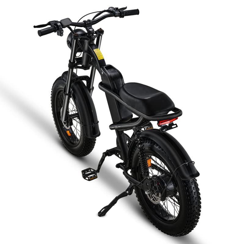 1500W Electric Bike with Full Suspension, 20" Fat Tire, 31.2AH Battery P705235