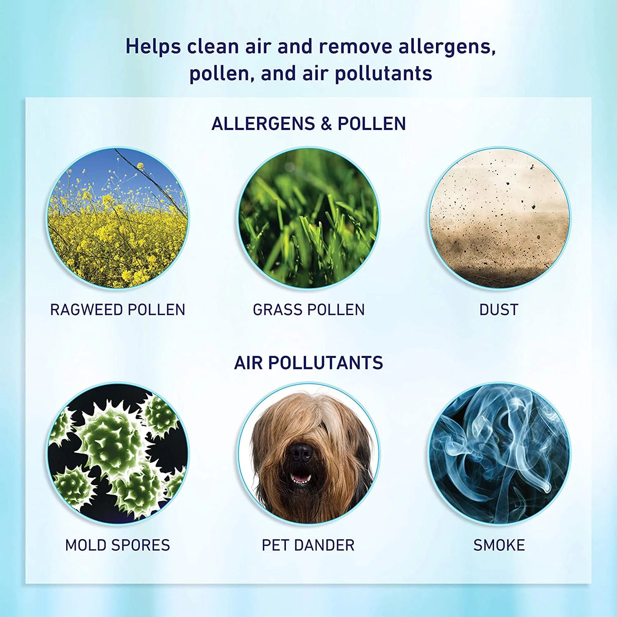Small Room Air Purifier with Permanent Air Filter B35017