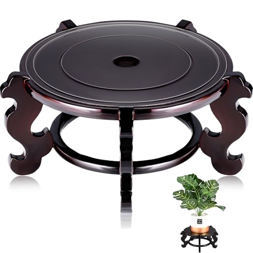 8 Inch Wooden Plant Stand C128576