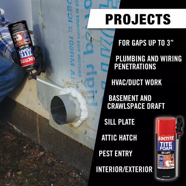12 fl oz Polyurethane Expanding Foam Sealant E192623