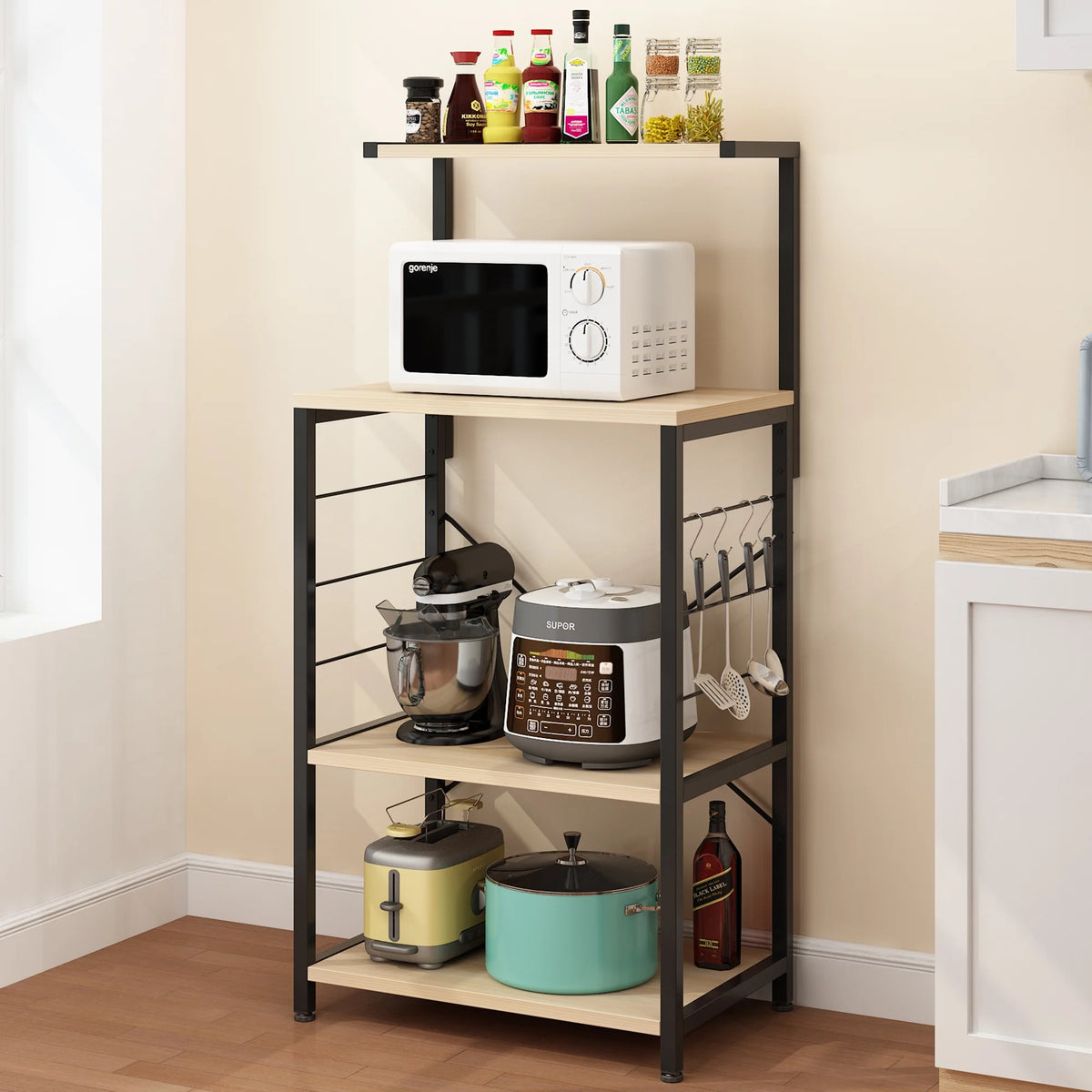 Microwave Oven Stand Storage Organizer F1903