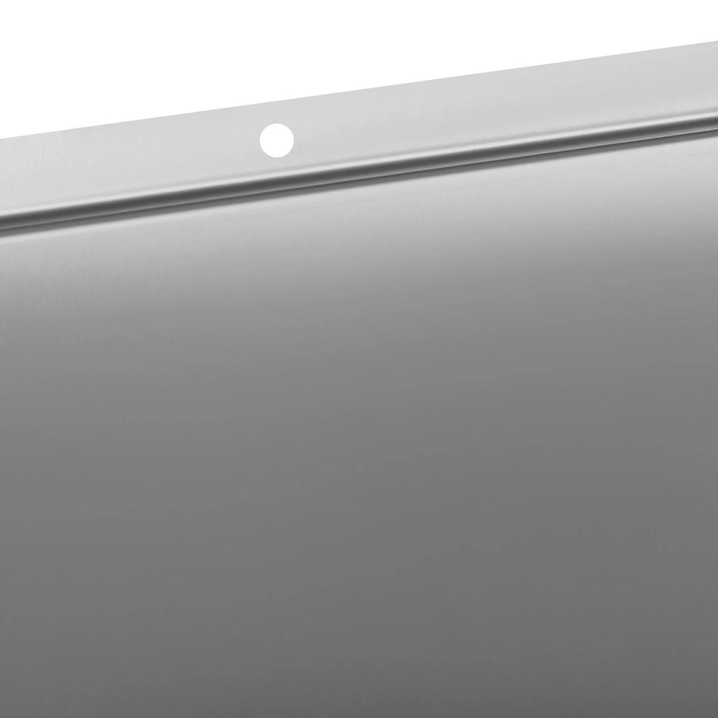 Stainless Steel Backsplash with Shelf (36x 29.5 Inch) B557916