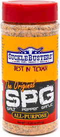 14.5oz Salt Pepper Garlic BBQ Rub & Seasoning O54081