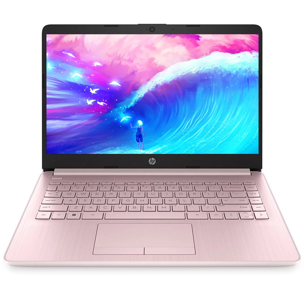 14" Ultral Light Laptop Intel Celeron Quad-Core N4120 16GB RAM 64GB eMMC Pink X862