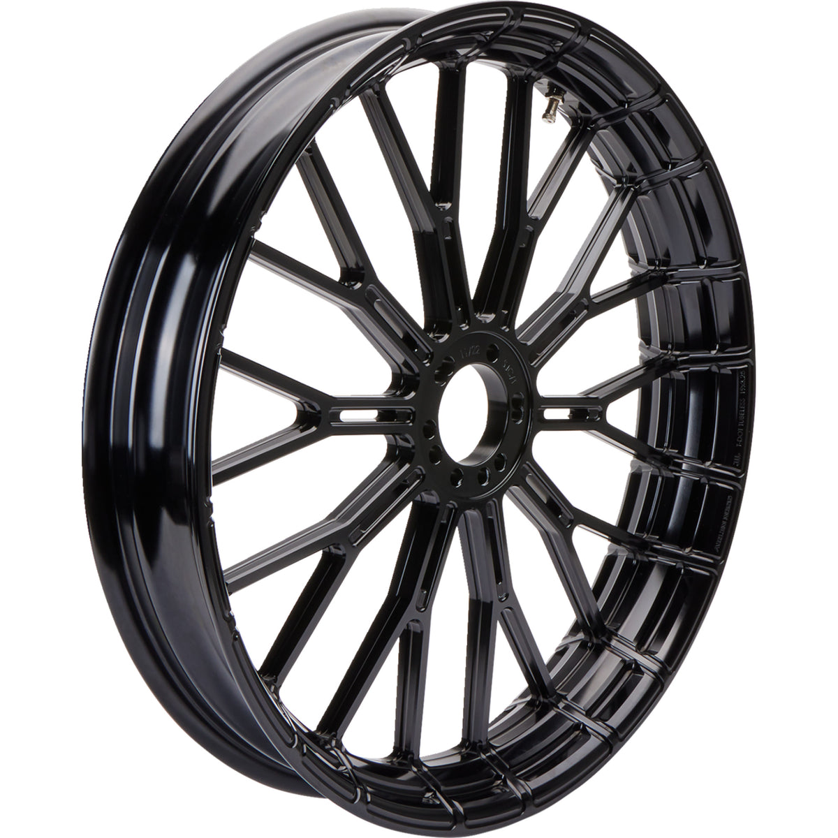 21" x 3.5" Y-Spoke Forged Black Front Wheel P243424