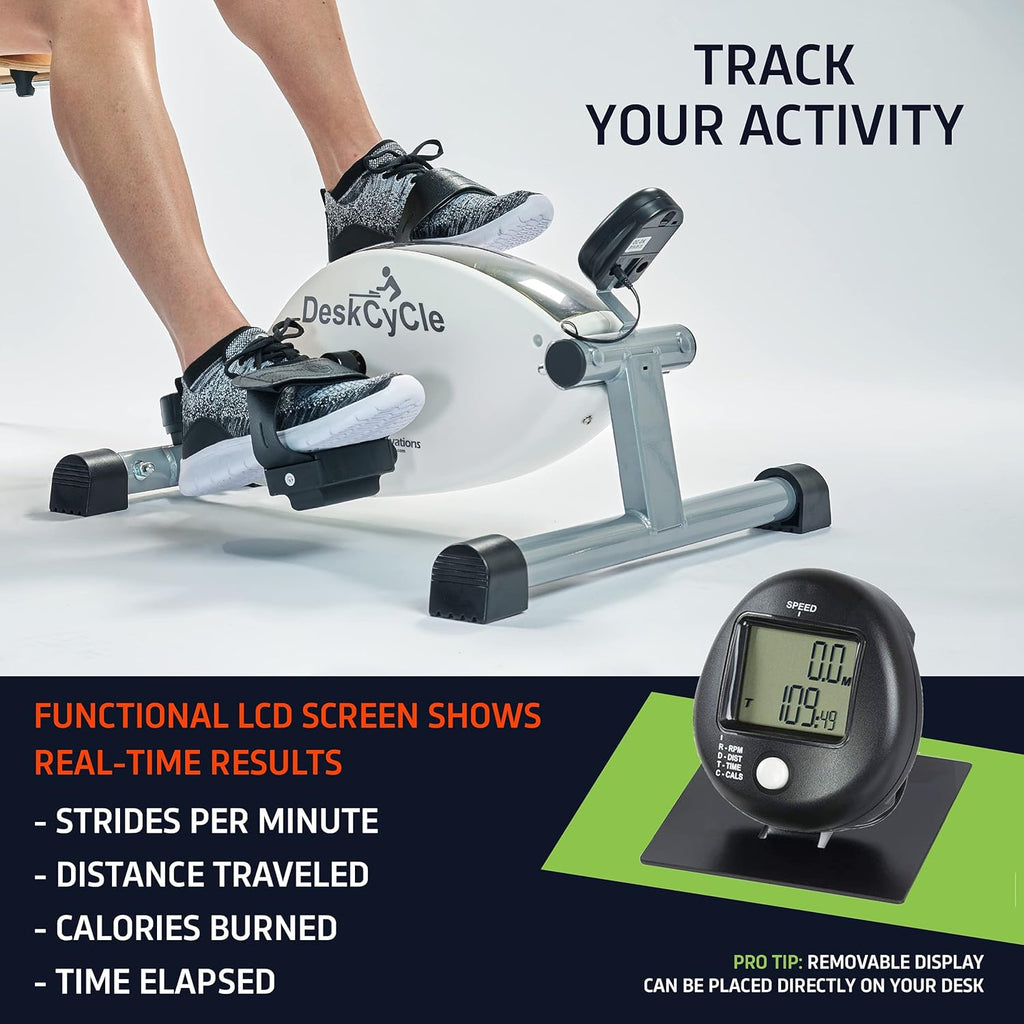 Under Desk Bike Pedal Exerciser with LCD Display C79260