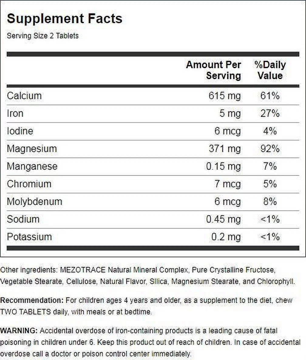 Cal/Mag Chewable 120 Tabs H678134