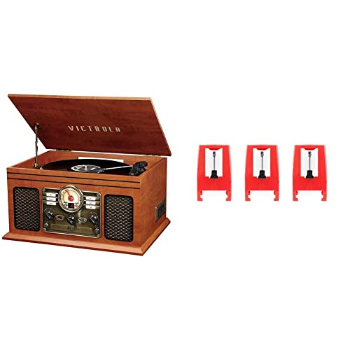 6-in-1 Bluetooth Record Player with Built-in Speakers U92370