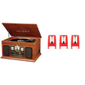 6-in-1 Bluetooth Record Player with Built-in Speakers U92370