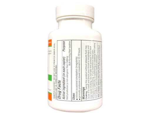 Methylcellulose 500 mg 100 Caplets Pack of 3 U993