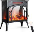 1500W Infrared Electric Fireplace Heater with 3D Flame Effect X759
