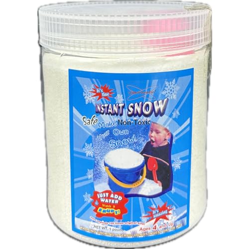 1-Pound Jar of Instant Snow Powder W855
