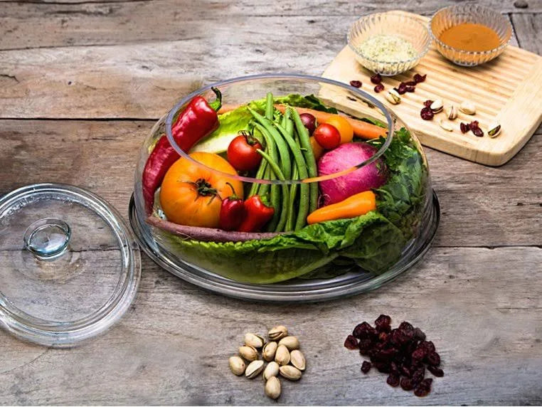 Glass Tabletop Produce Saver N66267