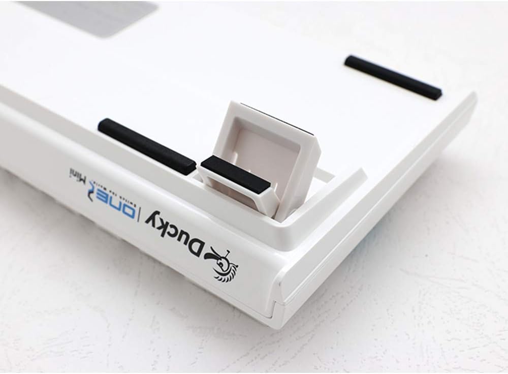Pure White RGB LED 60% Double Shot PBT Mechanical Keyboard Z639