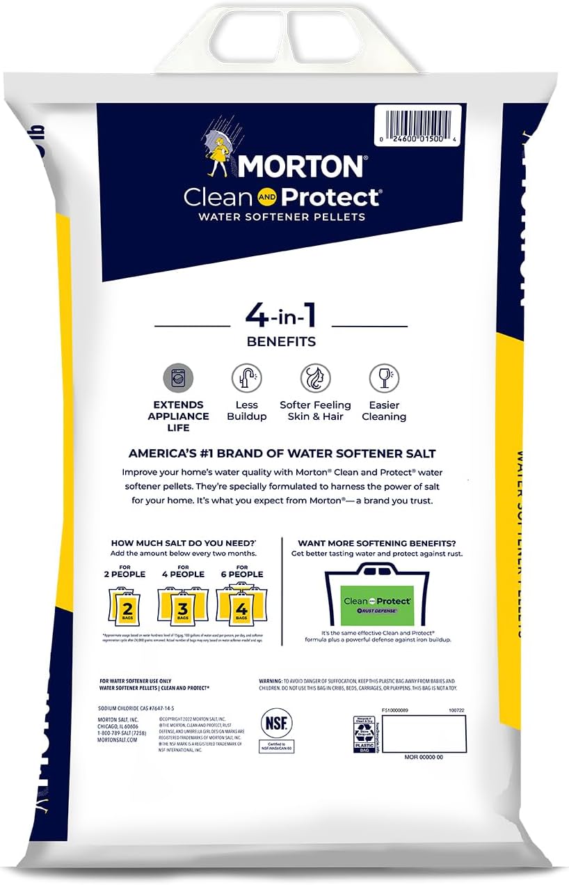 40lb bags Water Softener Salt Pellets D968052
