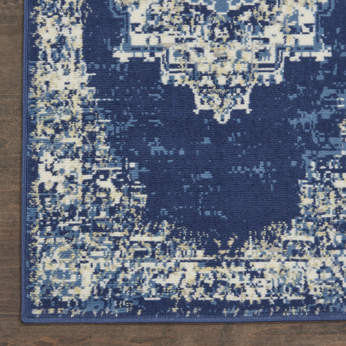 Navy Blue 7'10" x 9'10" Area Rug K84822