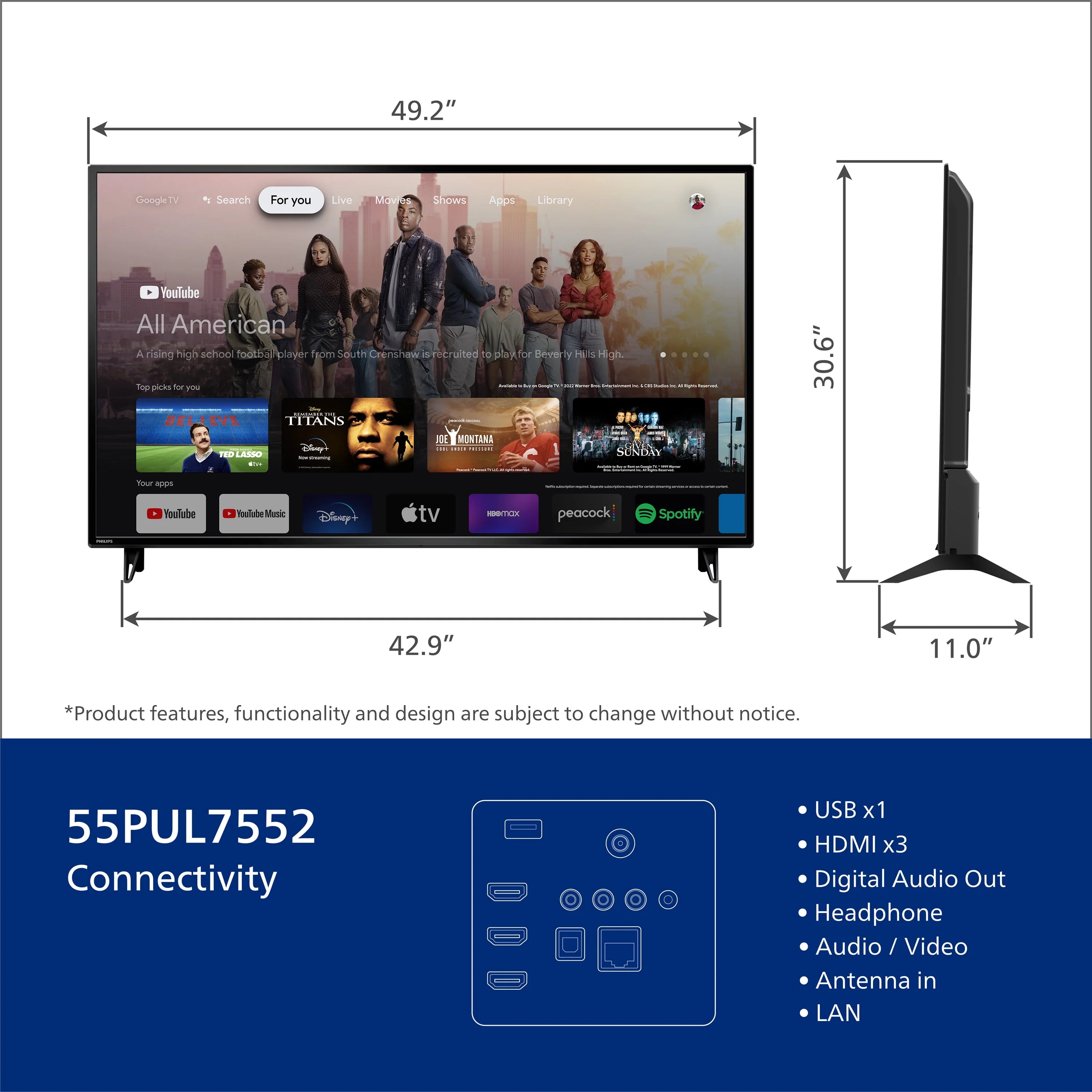 55 Class 4K Ultra HD LED TV Q209