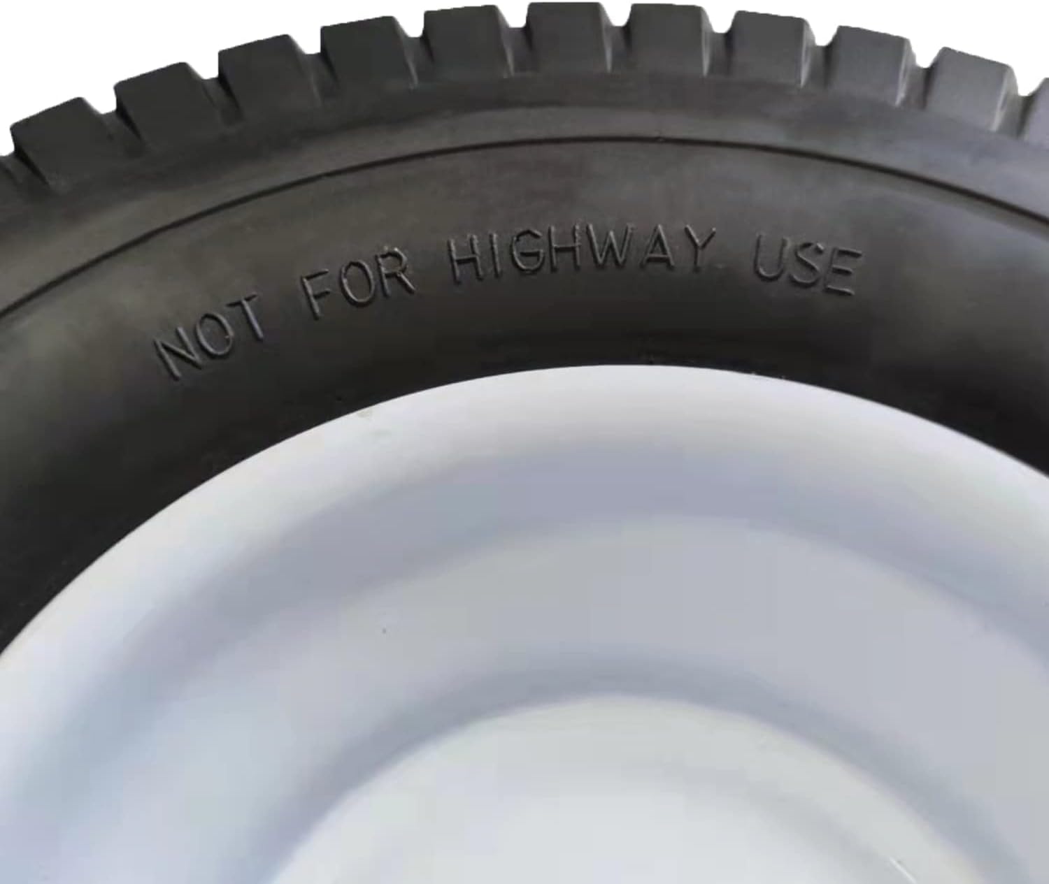 13x5.00-6 Flat Free Lawn Mower Tire and Wheel with 3/4 & 5/8 Bearing, 3” Hub F398149
