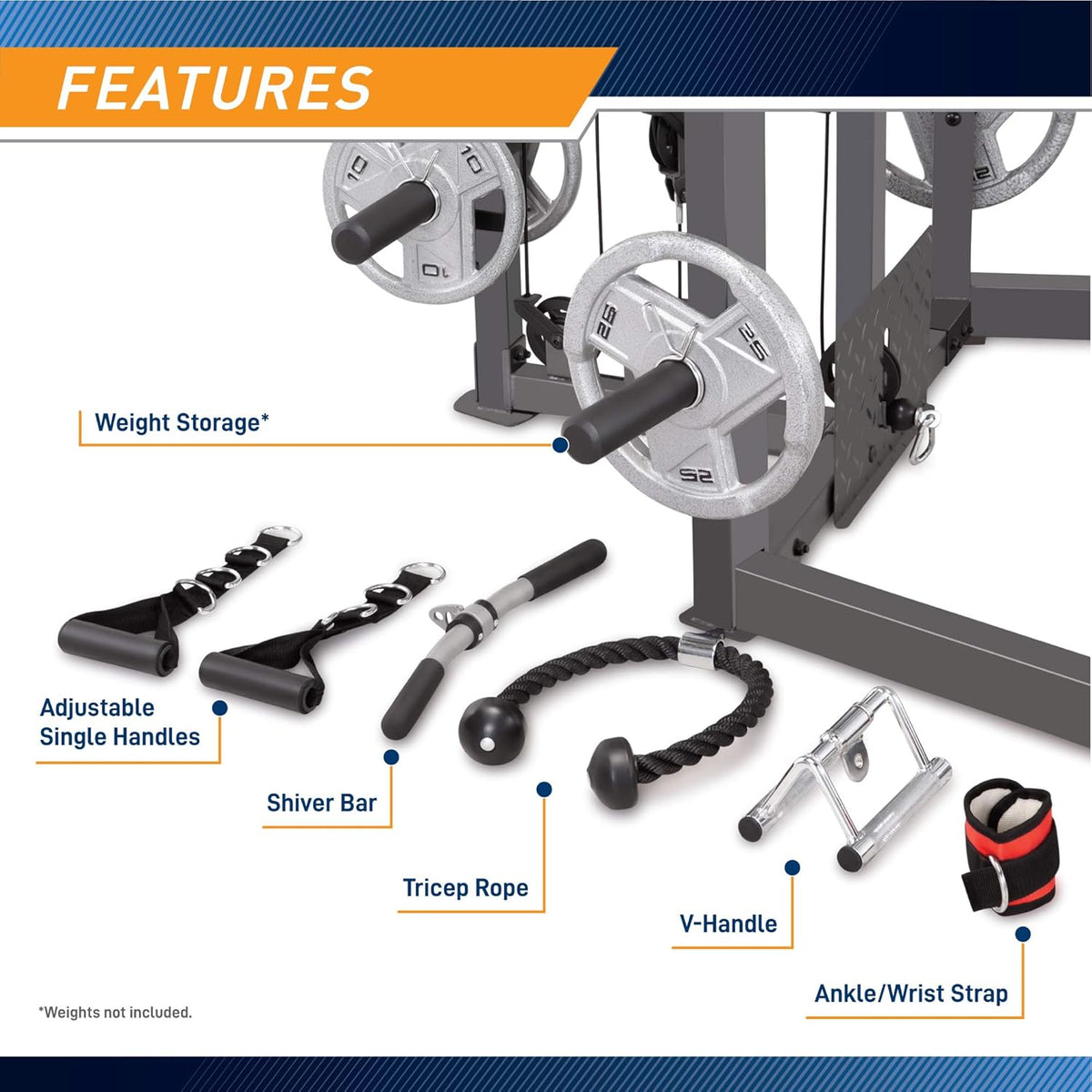 Gray/Brown Home Gym Equipment P157909