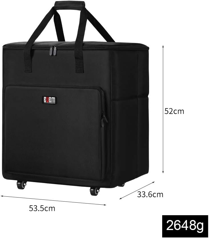 Desktop PC Computer Travel Storage Carrying Case Bag with Wheels (27 Inch) B19047