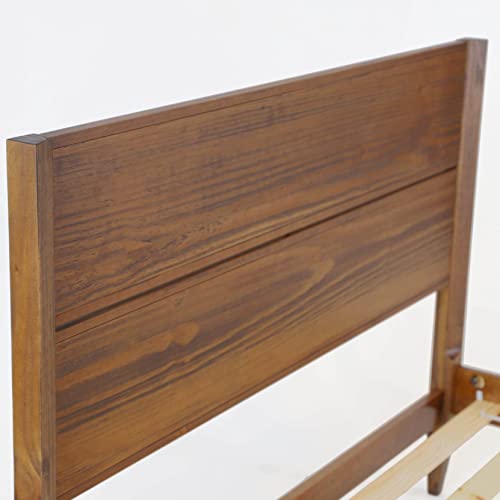 Queen Size Solid Wood Platform Bed A6684