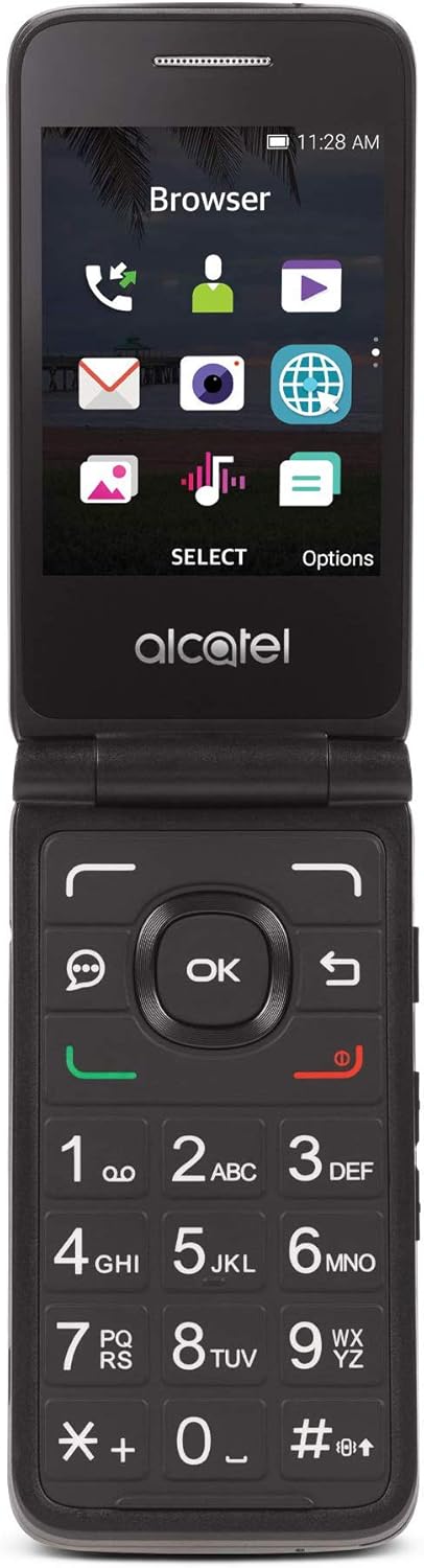 Black 4G Prepaid Flip Phone N15745